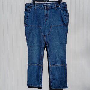 CARHARTT Jeans Women's 16 Short Relaxed Fit BD5110 Rugged Flex Double Front NWT